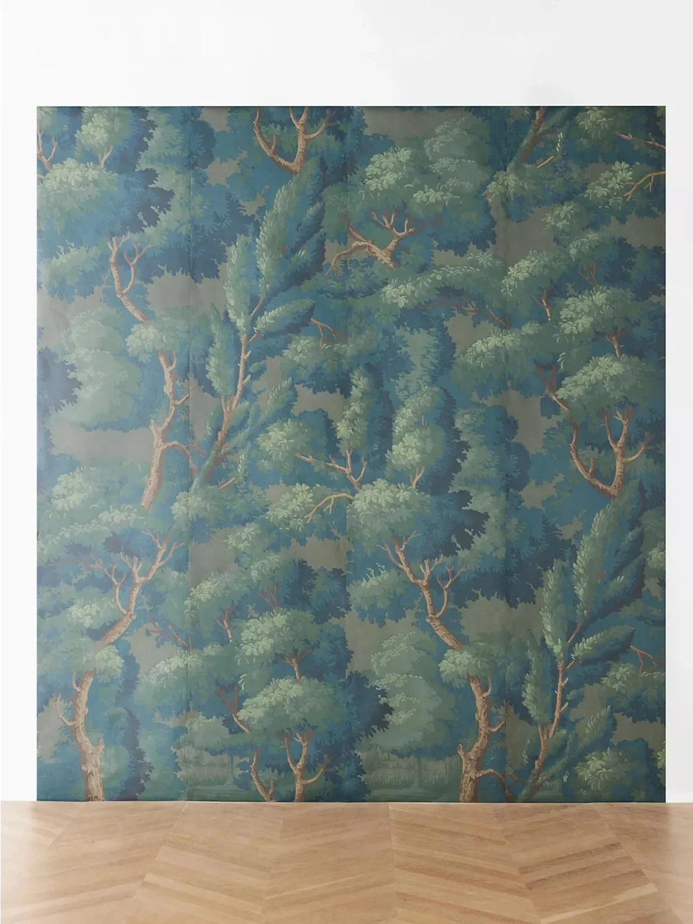 New Anthropologie Green Forest Wall Mural One Size